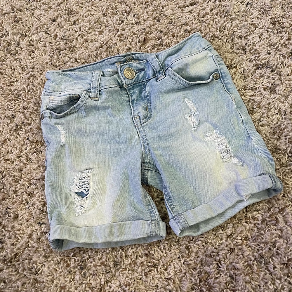Justice girls Jean shorts
